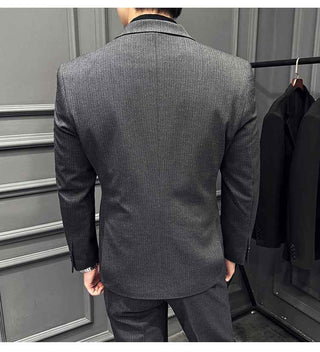 Herren Anzug Nadelstreifen - Cecile LavelleSchwarz