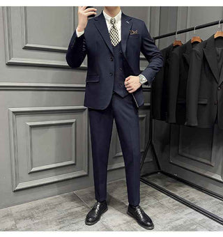 Herren Anzug Nadelstreifen - Cecile LavelleSchwarz