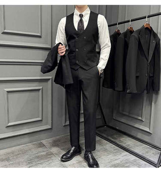 Herren Anzug Nadelstreifen - Cecile LavelleSchwarz