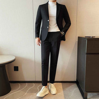 Herren Anzug Slim Fit - Cecile LavelleSchwarz