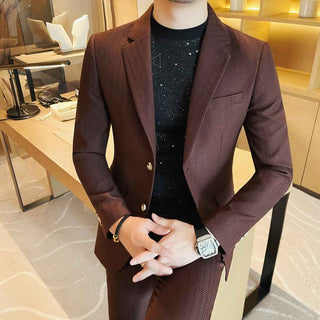 Herren Anzug Slim Fit - Cecile LavelleSchwarz