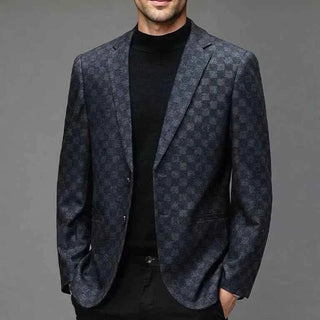 Herren Blazer Slim Fit - Cecile LavelleSchwarz - Grau