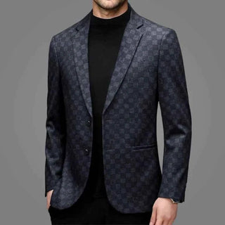 Herren Blazer Slim Fit - Cecile LavelleSchwarz - Grau