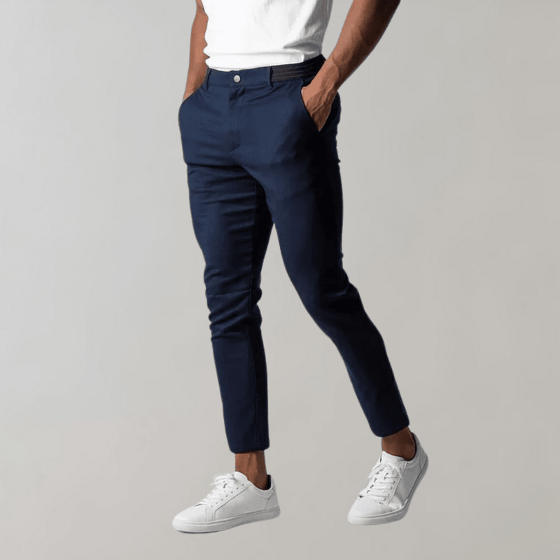 Herren Chino Hose Slim Fit Smart Casual