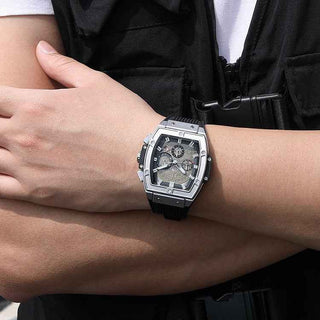 Herren Chronograph Uhr - Cecile LavelleSilber