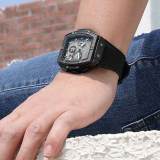 Herren Chronograph Uhr - Cecile LavelleSchwarz