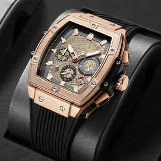 Herren Chronograph Uhr - Cecile LavelleSchwarz