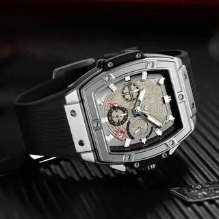 Herren Chronograph Uhr - Cecile LavelleSchwarz