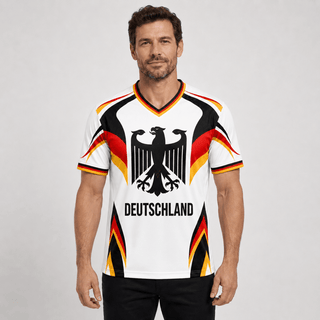 Herren Deutschland Trikot Fußball WM Fanversion - Cecile LavelleWeiß