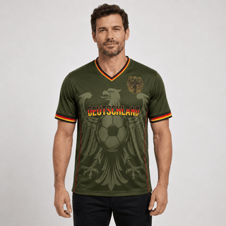 Herren Deutschland Trikot Fußball WM - Cecile LavelleGrün