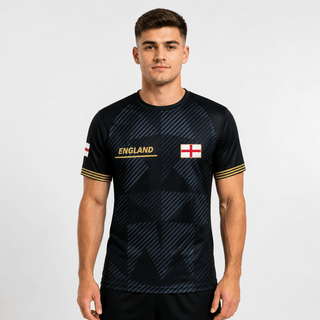 Herren England Fußballshirt WM Schwarz - Cecile LavelleSchwarz