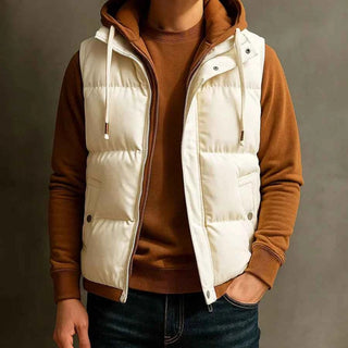 Herren Kapuzenweste - Cecile LavelleBraun