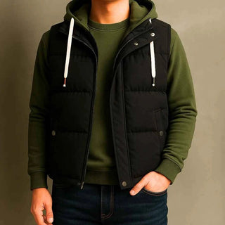 Herren Kapuzenweste - Cecile LavelleBraun