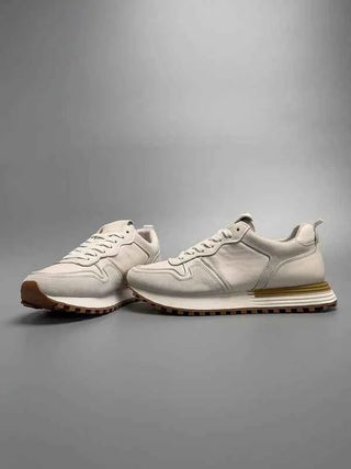 Herren Leder Sneaker - Cecile LavelleWeiß