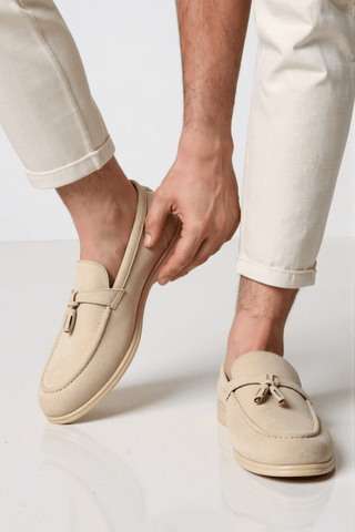 Herren Loafer Elegant Classic - Cecile LavelleBeige