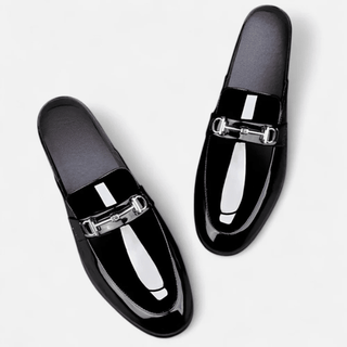 Herren Loafer Elegant mit Metallspange - Cecile LavelleSchwarz