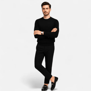 Herren Loafer Elegant mit Metallspange - Cecile LavelleSchwarz
