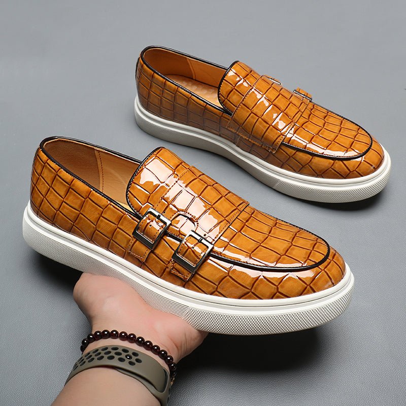 Herren Loafer Flechtoptik Slip-On