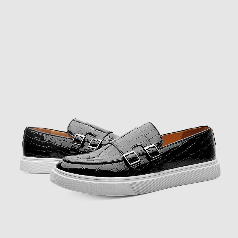 Herren Loafer Flechtoptik Slip-On