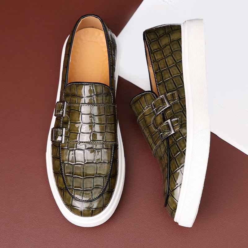 Herren Loafer Flechtoptik Slip-On