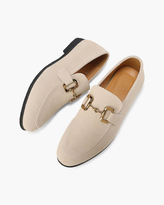 Herren Loafer mit Metalldetail - Cecile LavelleBeige