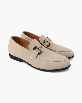 Herren Loafer mit Metalldetail - Cecile LavelleBeige