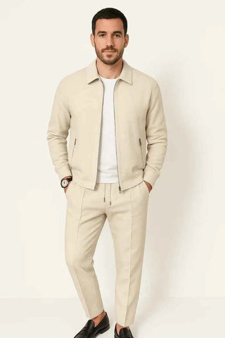 Herren Loungewear Set - Cecile LavelleBeige