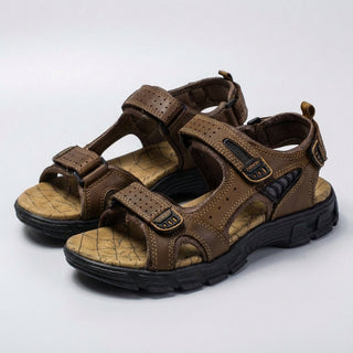 Herren Sandalen Mit Riemen Und Rutschfester Sohle - Cecile LavelleBraun