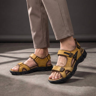 Herren Sandalen Mit Riemen Und Rutschfester Sohle - Cecile LavelleSchwarz