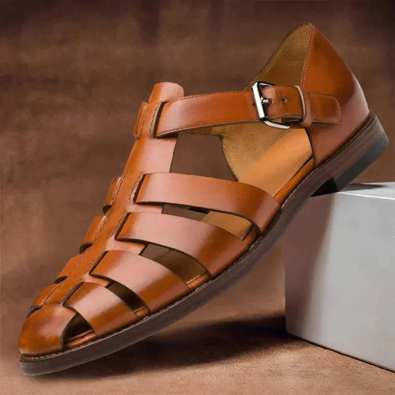 Herren Sandalen Sommer mit Geschlossener Zehenpartie