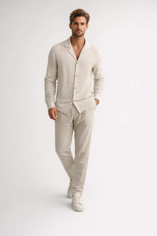 Herren Sommer Set Modern Elegant - Cecile LavelleBeige