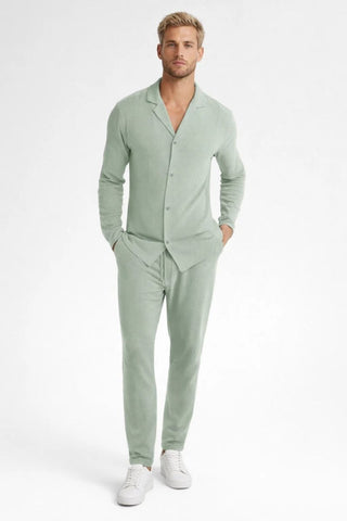 Herren Sommer Set Modern Elegant - Cecile LavelleGrün