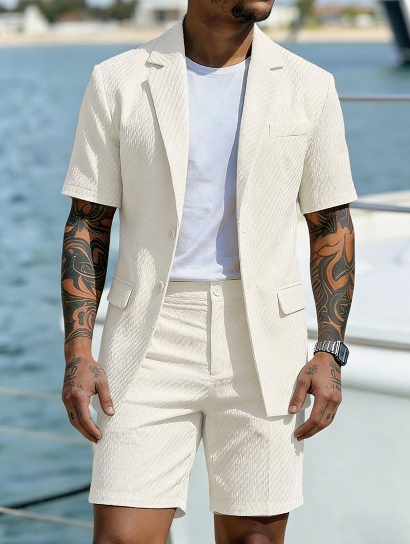 Herren Sommer Zweiteiler Set im Smart Casual Stil