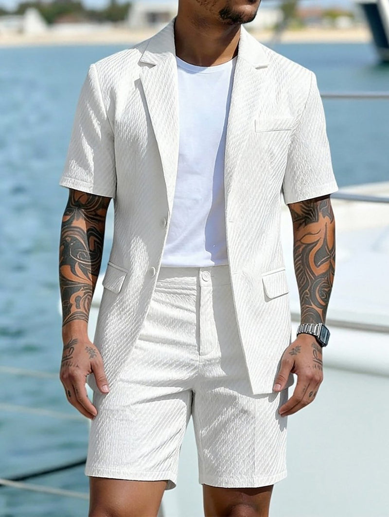 Herren Sommer Zweiteiler Set im Smart Casual Stil