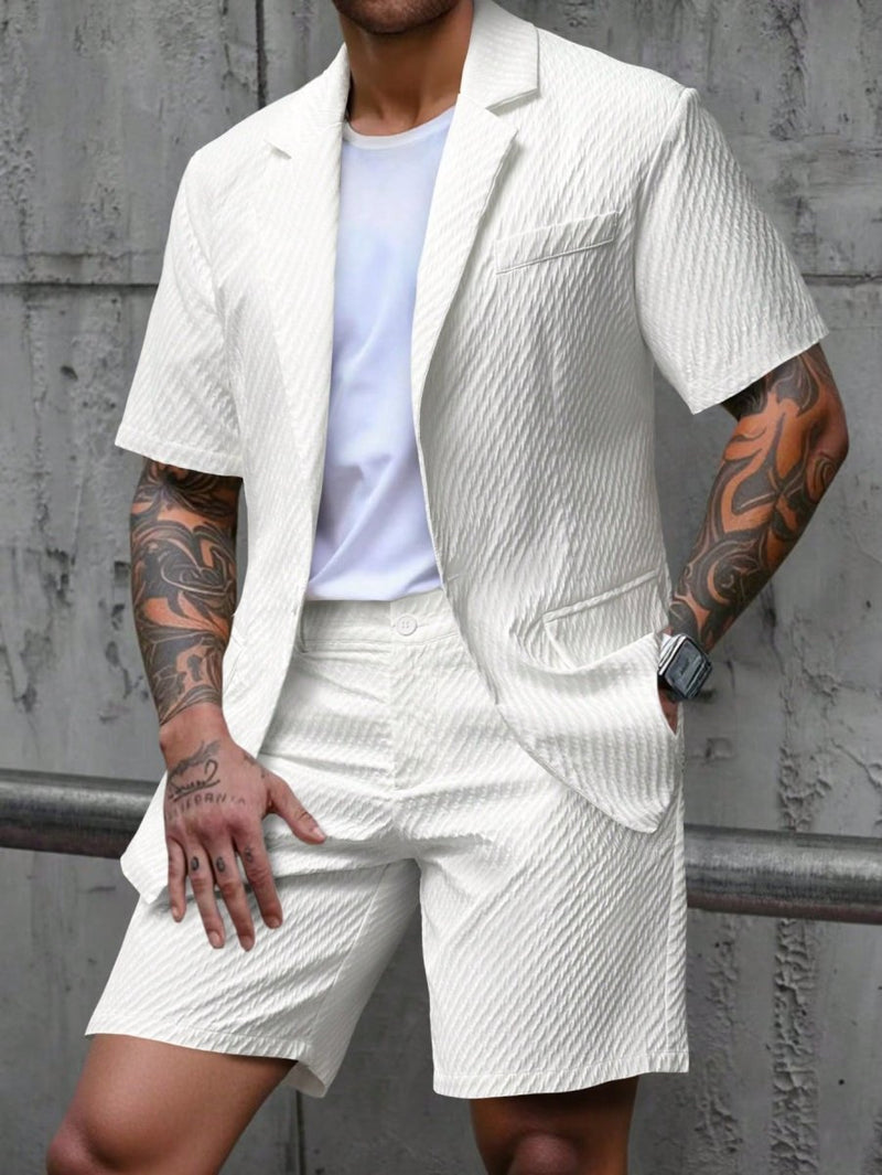 Herren Sommer Zweiteiler Set im Smart Casual Stil