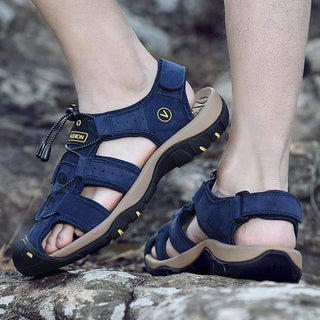 Herren Trekkingsandalen Mit Klettverschluss Für Outdoor - Cecile LavelleDunkelbraun