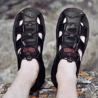 Herren Trekkingsandalen Mit Klettverschluss Für Outdoor - Cecile LavelleDunkelbraun