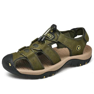 Herren Trekkingsandalen Mit Klettverschluss Für Outdoor - Cecile LavelleGrün