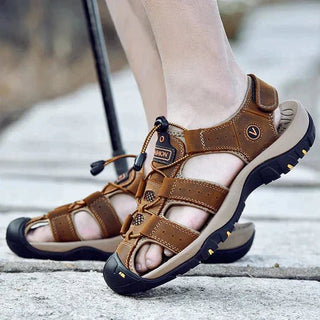 Herren Trekkingsandalen Mit Klettverschluss Für Outdoor - Cecile LavelleDunkelbraun