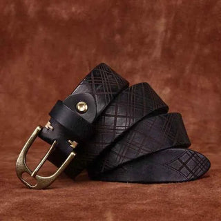 Herrengürtel Mit Gravur - Cecile LavelleSchwarz