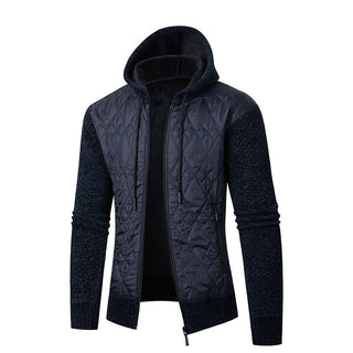 Herrenjacke Wattiert Mit Kapuze