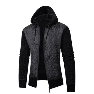 Herrenjacke Wattiert Mit Kapuze