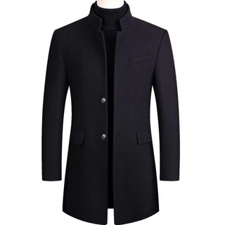 Herrenmantel Slim Fit in Blau