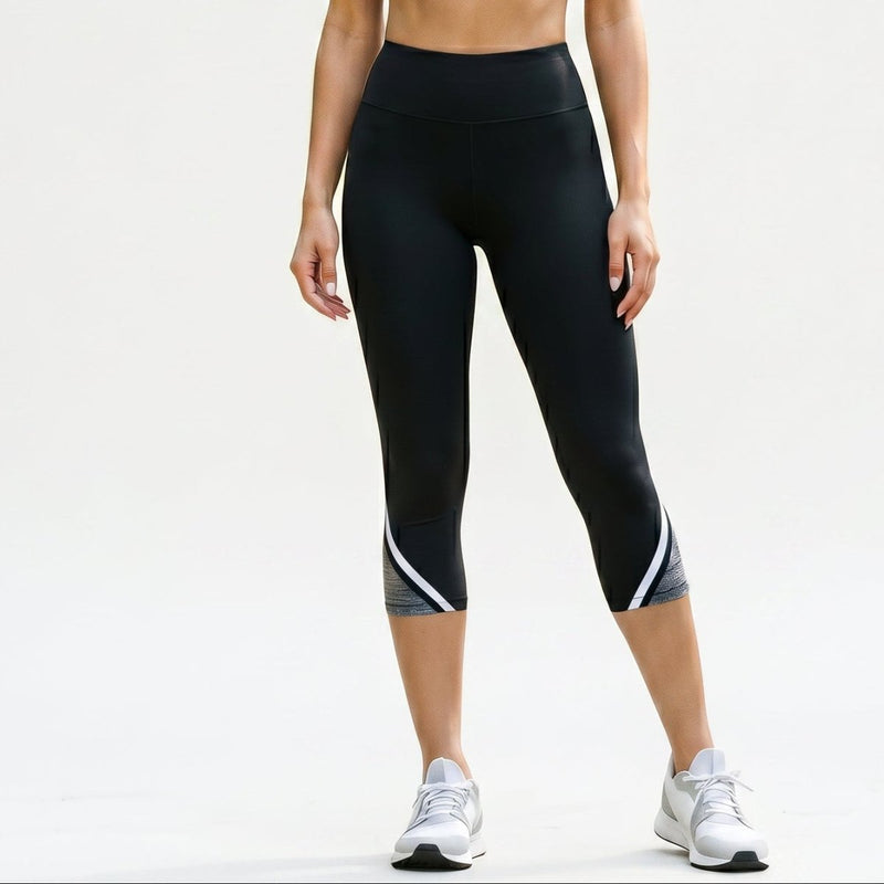 Hochtaillierte Capri-Leggings mit Bequemer Stretch-Passform