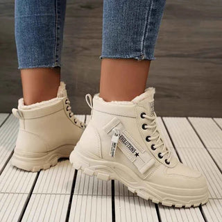 Hohe Winterstiefel Damen - Cecile LavelleSchwarz