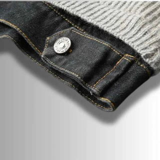 Hybrid Strickjacke Herren - Cecile LavelleSchwarz