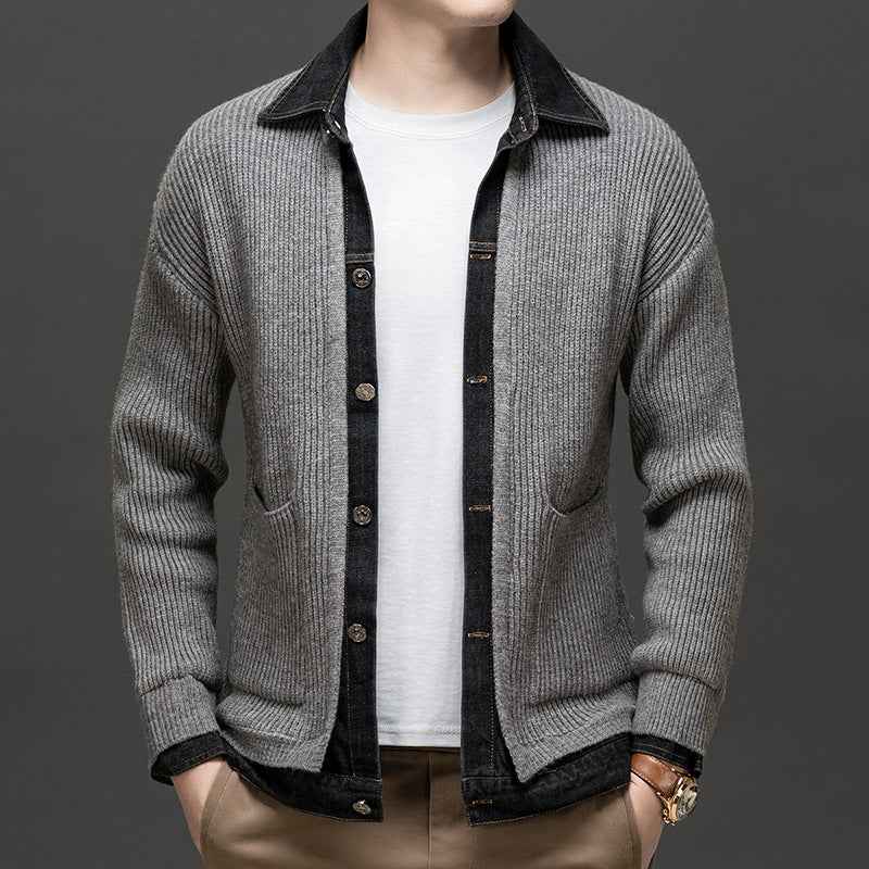 Hybrid Strickjacke Herren