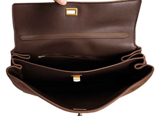 Isabella – Luxuriöse Schultertasche in Wildlederoptik