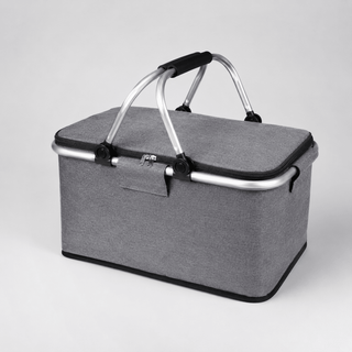 Isolierte Kühltasche faltbar mit Tragegriff - Cecile LavelleGrau