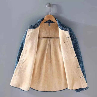 Jeansjacke Mit Fleecefutter - Cecile LavelleBlaugrau